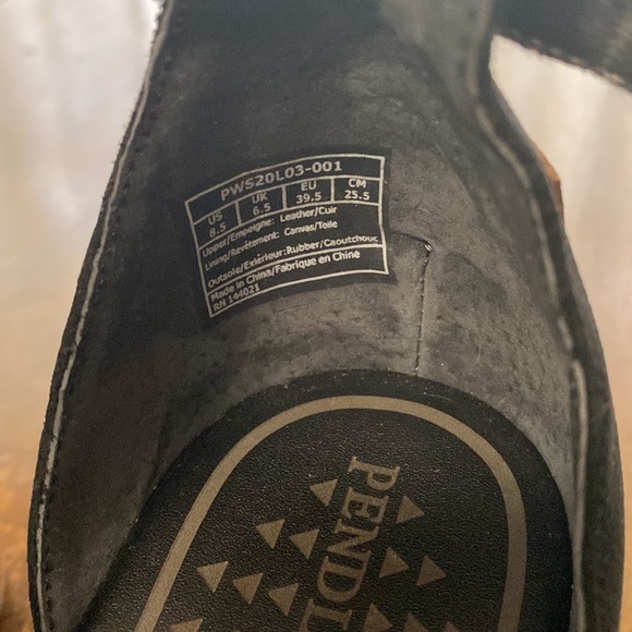 Pendleton Baylands Strappy Wool Wedge Heel Sandal - Picture 4 of 5